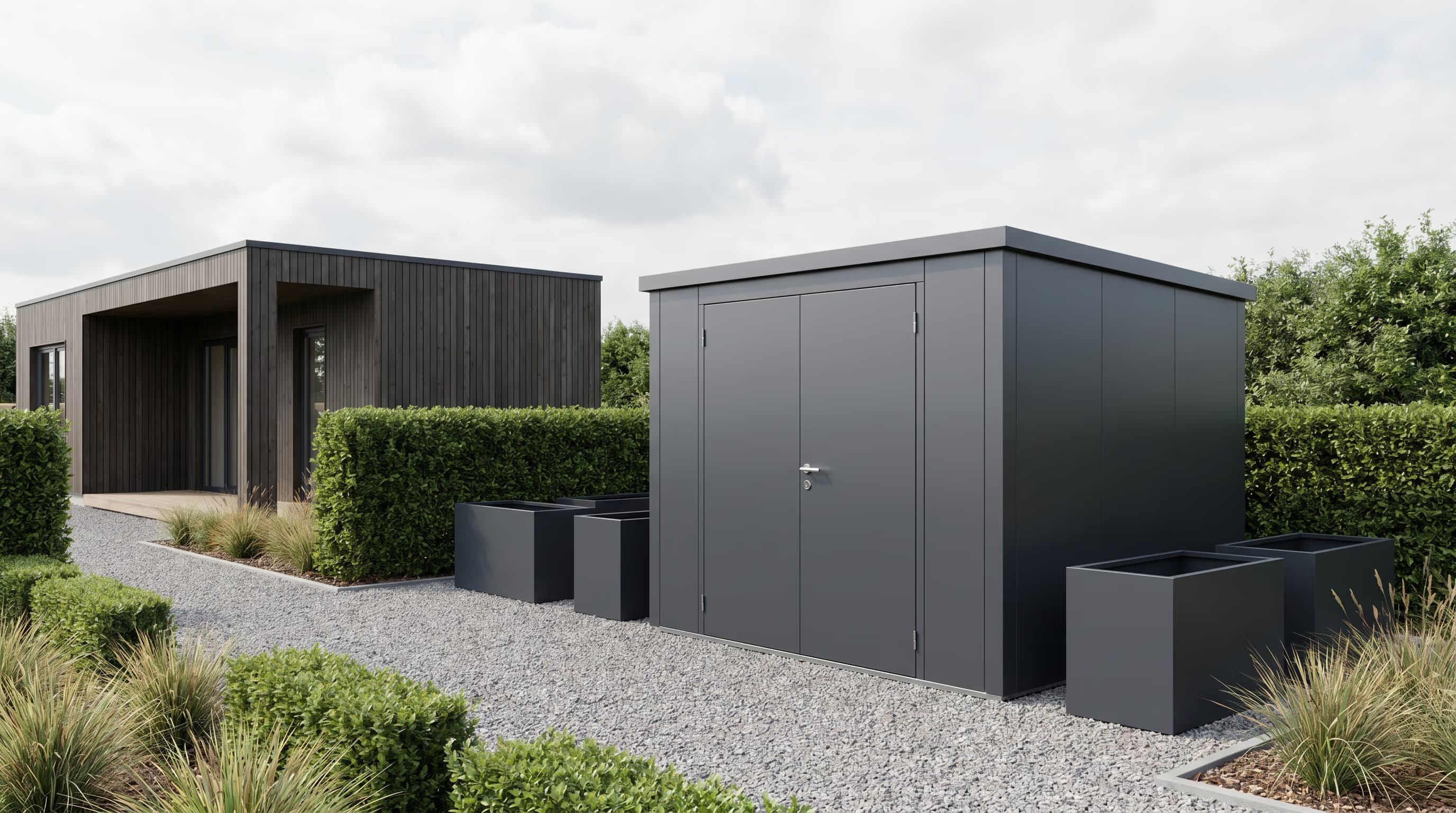 Metal Garden Storage Sheds by Baiet Metal